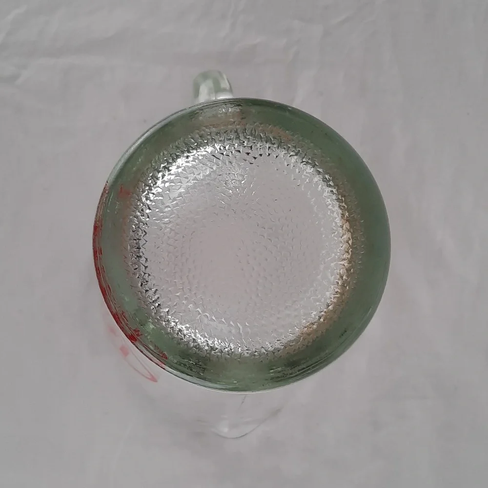 SOLD RARE Vintage Glass Pearl Fine Lager Beer Pitcher - Picture 4 of 6